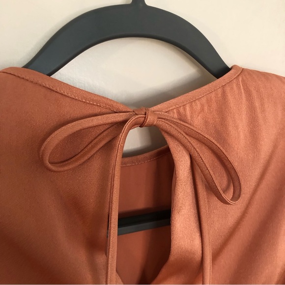 Gal Meets Glam Julia Tea Rose Beautiful dress salmon color bridesmaid event Sz 0 - Picture 8 of 15